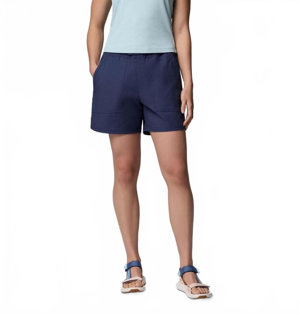NEW COLUMBIA women's roc ripstop 5" shorts in navy